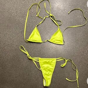 Lime yellow / neon bikini